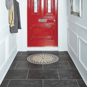 Tile Inlay Entryway Floor