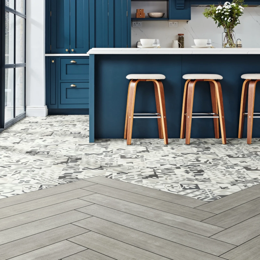 How to incorporate multiple flooring styles in your kitchen