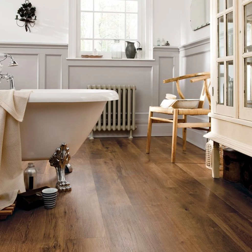Classic Oak Bathroom Floor