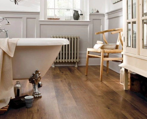 Classic Oak Bathroom Floor