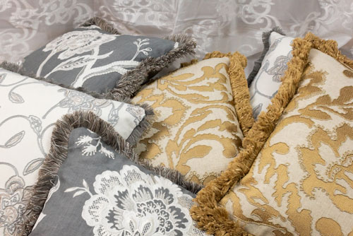Fall into Floral - Gold and Grey
