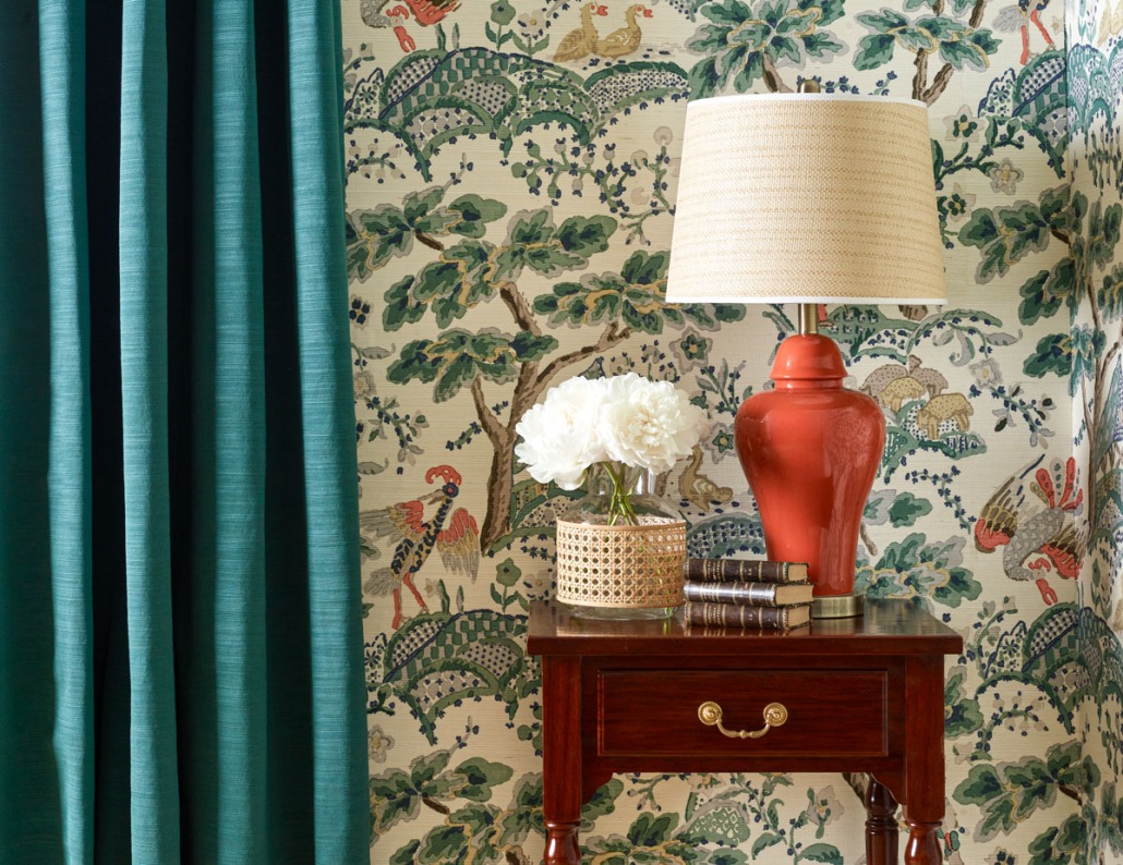 Fall into Floral - Orange and Teal